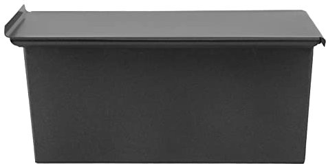 DOITOOL Loaf Pan Bread Loaf Tin Bread Tin 1PCS Black Loaf Pan for Baking,Non-Stick Pan with Lid for Baking (450g Capacity,22 x 12 x 10cm) Toast Making Mold Black Pan