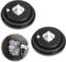Lot de 2 Rondelles de Diaphragme de Soupape, Membranes pour Robinet Flotteur, Réparation Facile de la Chasse d'Eau,Valves à Flotteur, Matériau Caoutchouc de Qualité (2PCS)