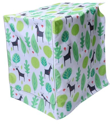 GLEAVI Sunscreen Washer Cover Zipper Protects Washing Machine and Dryer Fabric for Outdoor Laundry Use