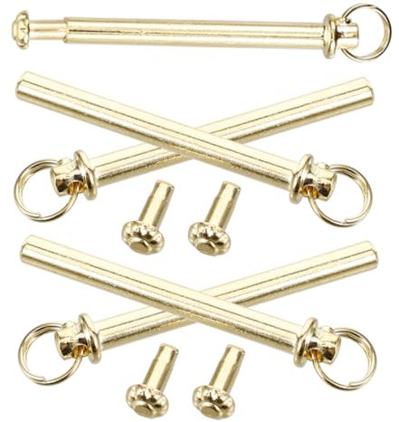 LIFKICH 5sätze Faltfächernieten Und Muttern Für Handfältfächer DIY-reparaturzubehör Metallnieten Für Faltfächer Langlebig Und Einfach Anzubringen