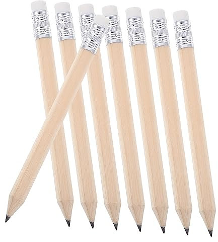 VILLCASE 50stücke Holzstifte Ohne Praktische Schreibstifte Für Malstifte Und Zeichenstift Löscherbare Bleistifte Für Studenten Und Künstler Holzstift Als Geschenkidee