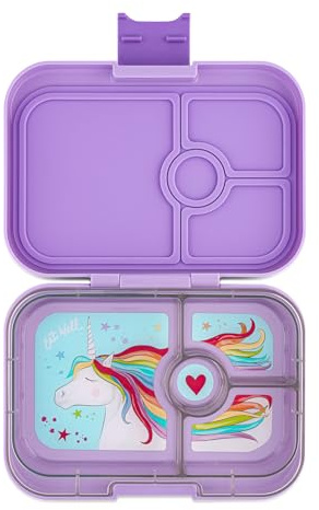 Yumbox Panino Leakproof Bento Lunch Box Container for Kids & Adults (Lavande Purple Unicorn)
