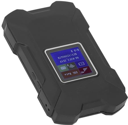 ZJchao Travel Router, 4G Mobile WiFi Hotspot WiFi Router Support 32 Användare Travel Pocket Hotspot med 1,44 Tum Färgskärm Hotspot Hotspot -enhet för Americas Europe (Svart)