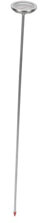 FUTUREORYY Thermomètre De Sol en Acier Inoxydable pour Compost Et Jardinage Longue 50 Cm Outil De Mesure Thermique Précis Température Accessoire Jardin Extérieur