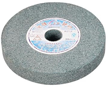Mola Da Banco 4/5 Pollici, Disco For Lucidatura, For Rettifica Di Superfici In Pietra, Smerigliatrice Metallo In Ceramica, Utensile Rotante(5inch 80 Grits White)