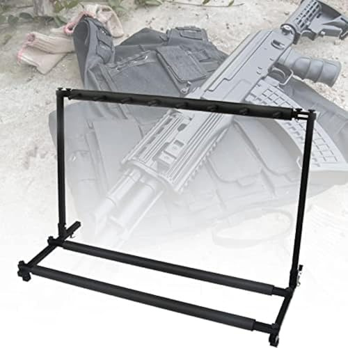 Soporte De Arma Multipropósito, Soporte De Organización De Soporte De Almacenamiento De Armas De Caza, Juego De Tiro De Pistola De Gancho En U para Rifle, Fácil De Almacenar, Plegable, Adec