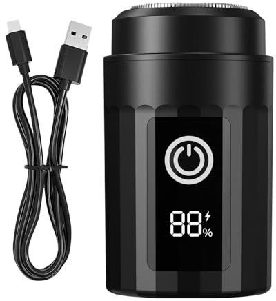 Rasoio Elettrico da Uomo Senza Fili Ricaricabile Wet & Dry