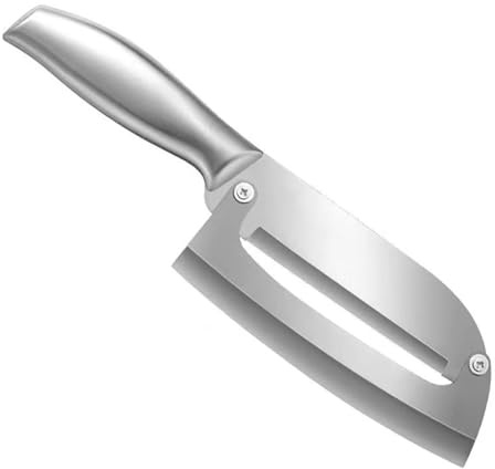 TOMETURE Couteau à canne à sucre : Éplucheur à canne à sucre - Éplucheur à ananas en acier inoxydable avec manche ergonomique - pour légumes à peau dure, citrouille, papaye, agrumes