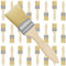 Kurtzy Lot Pinceaux Peinture 5,08 cm (Lot de 24)- Pinceau Bois Professionnels pour la Peinture, Les Taches, Le Vernis, la Colle - Lot de Pinceaux Bricolage Idéal pour Toutes Activités Manuelles