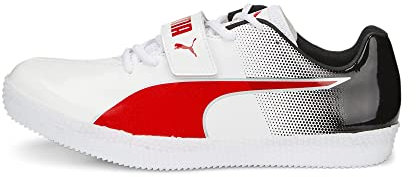Puma Evospeed High Jump 10 para hombre, Puma White-puma Black-puma Red, 44 EU