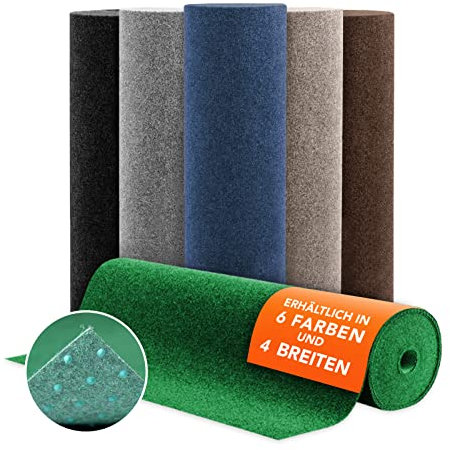 Floordirekt | Farbwunder Pro | Rouleau de Gazon Synthétique | Produit de qualité fabriqué en Allemagne | Gazon Artificiel Idéal pour Terrasse, Balcon et Loisirs | Marron, 67 x 200 cm