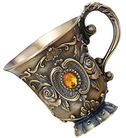 Veemoon Mini-coupe À Vin Rouge En Métal Artisanat Exquis Pour Les Réunions De Famille