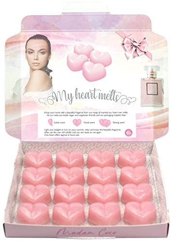 Madam Coco Duftwachswürfel - Duftwachs für Duftlampe Teelicht & Elektrisch, Wax Melts aus Sojawachs, Vegan & Tierfreundlich, Raumduft Duft Wachs Aromatherapie