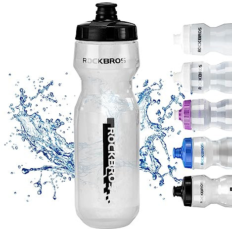ROCKBROS Borraccia per Bicicletta 750ml, Borraccia Sportiva Grande senza BPA per Ciclismo, Fitness, Corsa, Escursionismo