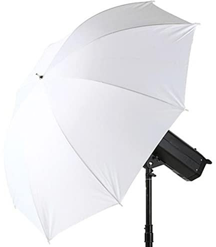 33 Zoll Weiß Transparent Regenschirm Studio, Fotografie 83 cm Flash Foto Regenschirm, Reflektierende und Studio Flash Beleuchtung Transparent Weiß Weiche Regenschirm (Durchscheinend Weiß)