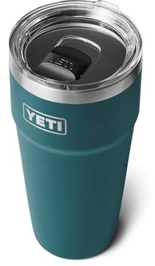 YETI Rambler 30 oz Stackable Tumbler, Stainless Steel, Vacuum Insulated with MagSlider Lid, Agave Teal