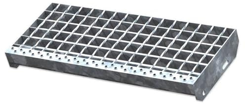 Treppenstufen Schweißpress Gitterroststufen 1400 x 240 mm / 34x38/40x2