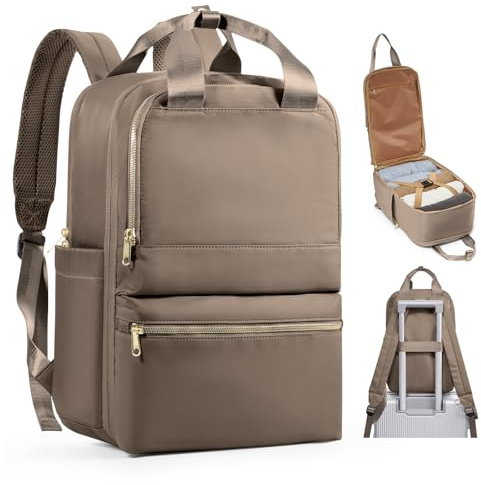 bergsalz Reiserucksack Damen Ryanair Handgepäck 40x20x25 Rucksack Handgepäck Flugzeug Rucksack 40x20x25 Damen Herren Wasserdicht Braun