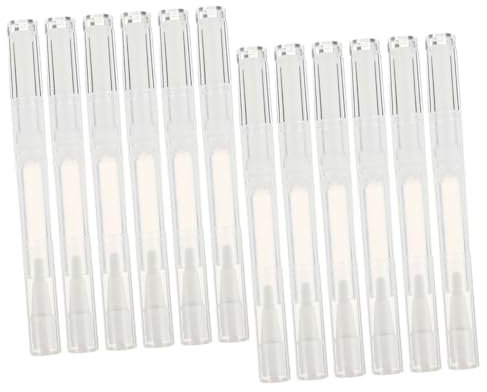 Gogogmee 15stücke Nagelpflegestift Auslaufsicher Transparent Leer Kosmetikzubehör Nagelzubehör Nagelölhalter Nagelöl-aufbewahrungsstift Nagelpflegemittel Nagelpflegewerkzeug Nagelöl-aufbewa