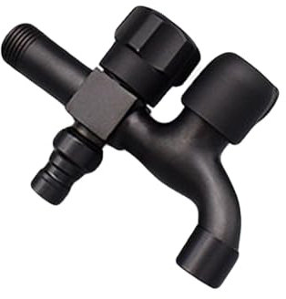 KONTONTY Wasserabsperrventile Aus Zinklegierung 2-wege-und-1-wege-winkelventile Geeignet Für Warmwasserbereiter Waschmaschine Spüle