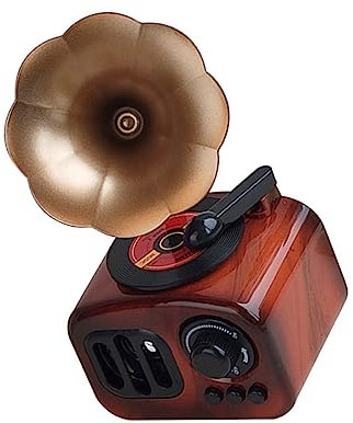 Veemoon Spieluhr Grammophon Aus Abs Kunststoff Musikbox Desktop Dekoration Wohnraum Schreibtisch Ornament