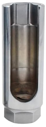 XRMXF Douille pour capteur d'oxygène (SW 22 mm) Entraînement 1/2 Long Insert de sonde lambda Douille fendue 20 mm