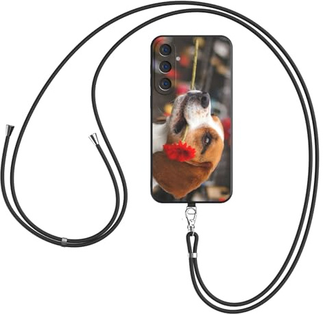 CHABDA Handykette Personalisierte hüllen mit Band Kette Kordel für Samsung Galaxy A15 A16 A21s A22 A23 A25 A32 A33 A34 A35 A51 A52 A53 A54 A55 S20 S21 S22 S23 S24 Selbst gestalten mit Bild Foto Text