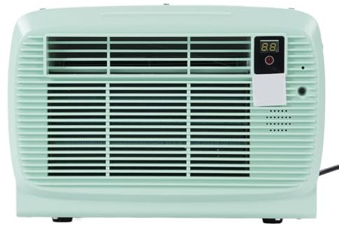 Condizionatore d'aria portatile, 2300BTU unità AC portatile per tenda, controllo vocale piccolo ventilatore di raffreddamento, silenzioso Mini condizionatore d'aria personale (Spina UE 220V 60HZ)
