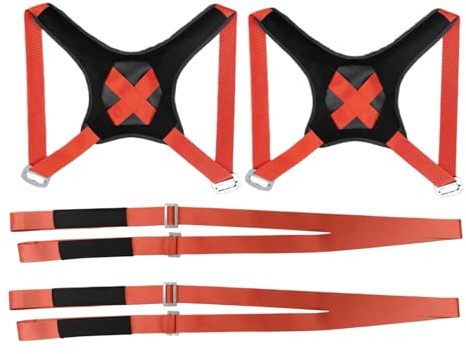Cinghie per Sollevamento Mobili 2 Pezzi Attrezzo Heavy-Duty per Spostare