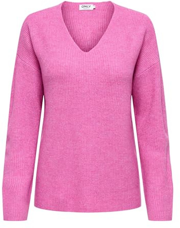 ONLY Pull Hiver Camilla Super Pink Melange