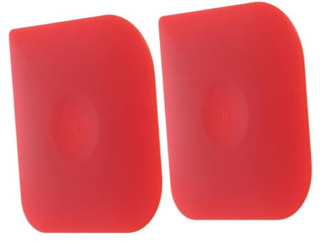 MUCKLILY 2pezzi Raschietto Per Torte Da Riutilizzabile Raschietto Per Antiaderente Per Ciotola Indeformabile Accessorio Per Pulizia Padelle e Teglie