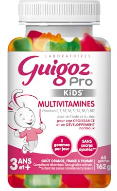 Guigoz Pro Kids Gummies multivitamines compléments alimentaires - 60 gummies