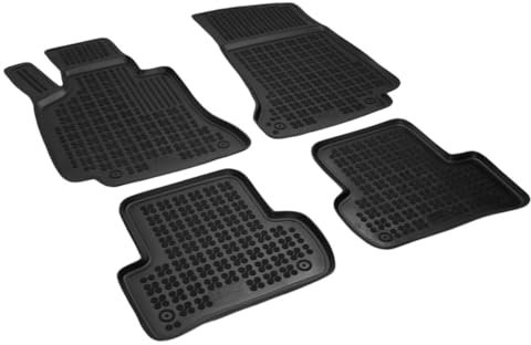 AZUGA Hohe Gummi Fußmatten passend für Mercedes C-Klasse W205/S205 ab 9/2014-5/2021 AZ10300244 Automatten