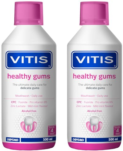 2 x Gingival Vitis Mundspülung 2x500 ml - neue formel, glutenfrei