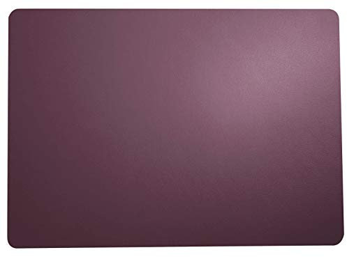 ASA Leder Tischset, Plum 46 x 33 cm, Lederoptik (6 Stück)