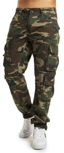 Brandit Pure Slim Fit Pants, Color: woodland, Size: M
