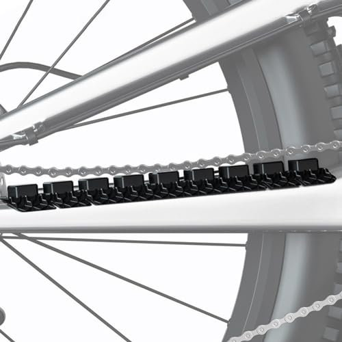 DAZZLEEX 2 x Gummi+Silikon-Kettenstrebenschutz für Mountainbikes und Mountainbikes, für alle Arten von Fahrrädern, Rennrädern, MTB-Fahrrädern (D)