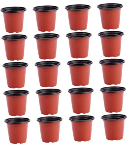 POPETPOP 120stücke Pflanzen-töpfe Aus Kunststoff Mit Abflusslöchern Für Garten Und Balkon Atmungsaktive Anzuchttöpfe Für Sukkulenten Und Blumen Langlebig Und Vielseitig Einsetzbar