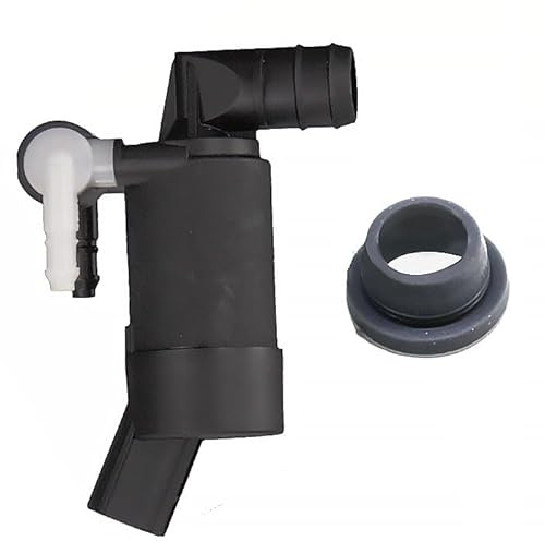 Wjelet Windscreen Washer Pump, Washer Pump for C-Max Focus Mk2 Focus CMax Front and Rear Twin Outlet,Windshield Washer Motor Pump Replacement