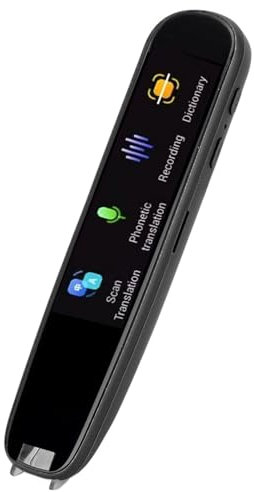 Scan Reader Pen, Tragbares 112 Sprachen-Übersetzergerät, Übersetzungs Lesestift, für Sprachübersetzergerät, Kabelloser Übersetzungsstift Scanner, für Studenten und Erwachsene