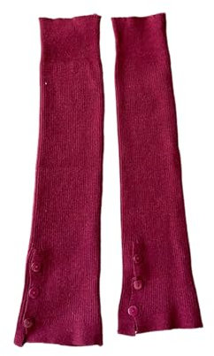 LUOFENG Schöne Beinstulpen für Damen und Mädchen, Winter, gestrickt, Beinstulpen, Gothic, gehäkelt, Baggy Cuffs, Knöchel, hohe Socken