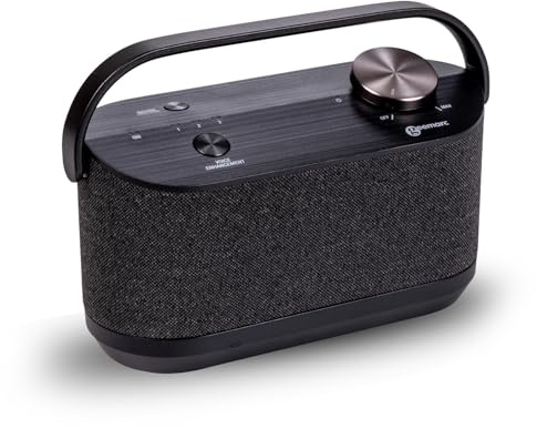 Geemarc Sonarya, Wireless TV Speaker with Background Noise Reduction & Voice Enhancement for the Hard of Hearing, Watch Television with Clearer Speech & Dialogues, Portable Speaker, UK Version