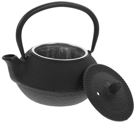 TIDTALEO Théière Fer Style Chinois Petite Bouilloire Décorative Pour Bureau Salon Thé Compatible Cuisinière Induction