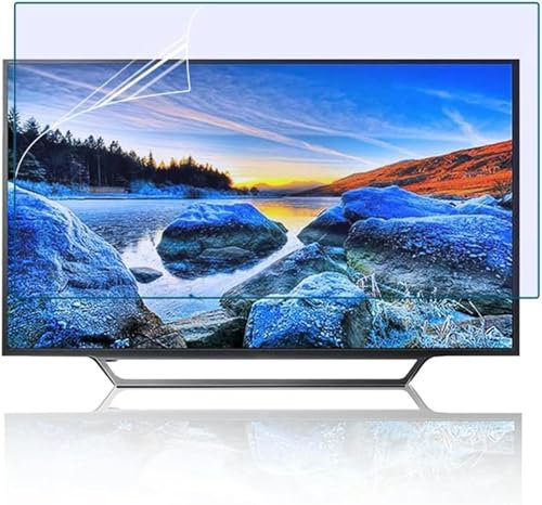 QUSYZD 75-85 inch Anti-Blue Light TV Screen Protector Anti-Glare/Film Eye Protection Filter Relieve Eye Strain for LCD, LED and Curved Screen,85inch 1902x1089mm,82inch 1831x1049mm