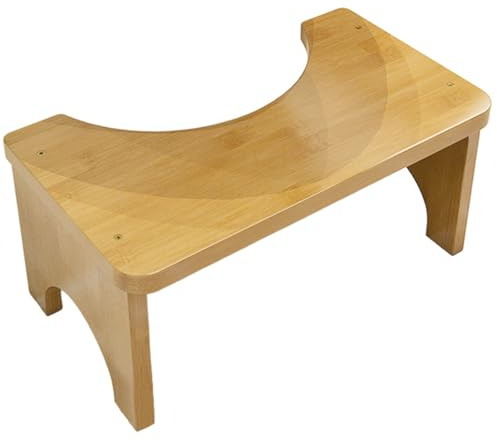 Hqunjikp Tabouret de toilette | Tabouret de toilette en bois | Marchepied de pot pour adultes, personnes âgées, maison, salle de bain, douche, camping, voyage, dortoir