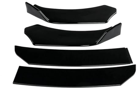 Frontspoilerlippe Für VW Für Transporter & Für Caravelle T4 T5 T6 Universal(Glossy Black)