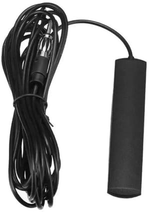 Antena automotriz Antena FM Universal para Radio de Coche, Amplificador de señal para vehículos, Barcos y Dispositivos Marinos. Antena de Coche