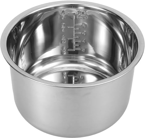 OATIPHO Pentola Interna e Rivestimento Antiaderente da 4l in Inossidabile per Cuociriso Elettrica, Superficie Liscia per Riso e Preparare Dolci