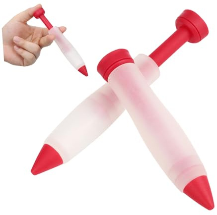 IMUSINICE Penna per Dolci in Silicone 3 Pezzi Utensili per Pasticceria Decorare Torte e Biscotti Design Decorativo fare Cioccolato e Dolci