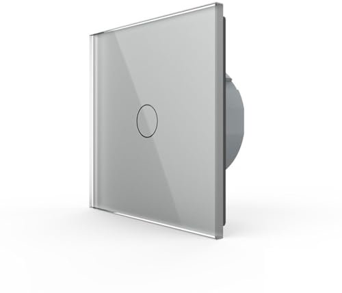 LIVOLO Touch Funk Wechselschalter Kreuzschalter Lichtschalter Touchscreen C701SR-15 (Grau)